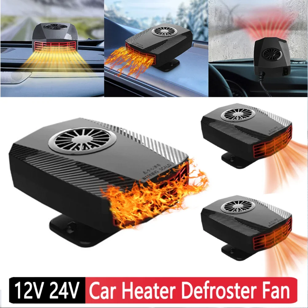 1 pièces ventilateurs de dégivreur de chauffage de voiture 12V 150W ventilateur de chauffage de voiture chauffage rapide dégivreur de pare-brise automatique désembueur voiture Anti-buée chauffage