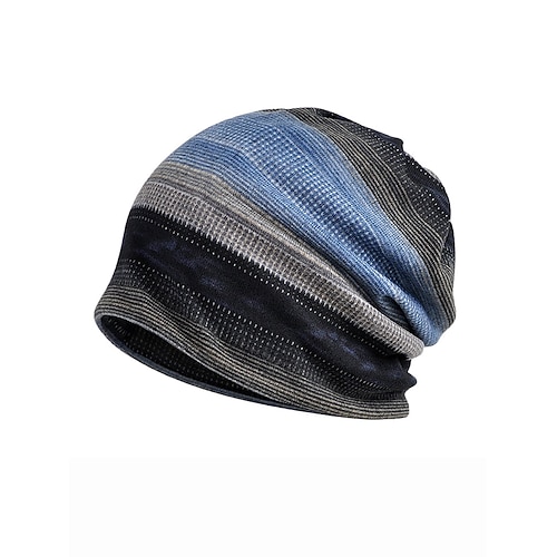 Multifunktionale Beanie-Mütze und Nackenwärmer für Herren, weich gestrickte Winterschalmütze für Outdoor-Sport, Reisen und Freizeit Image