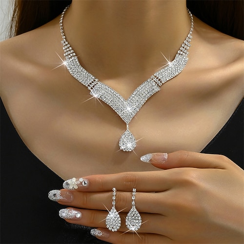 3 Stück Halskette For Damen Straße Geschenk Täglich Legierung Klassisch Image