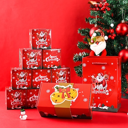 10/12/16/20 Stück Weihnachts-Pop-up-Box, faltbare Weihnachts-Geld-Bounce-Box, DIY, einzigartige faltbare, hüpfende Bargeld-Pop-up-Geschenkboxen für Geburtstag, Weihnachten, Jahrestag, Valentinstag Image