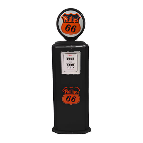 Roadside Relics Phillips 66 Tokheim 39 Gas Pump Replica Wall Relief