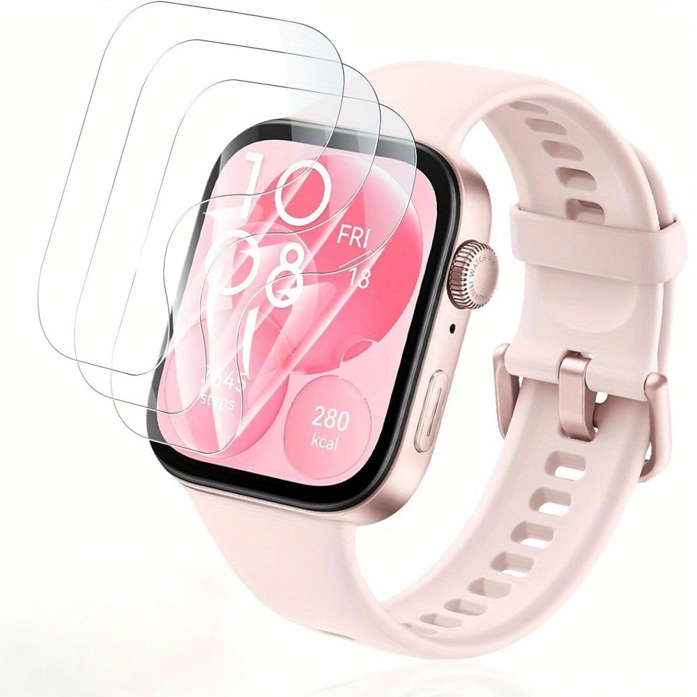 5 stücke Screen Protector Für Huawei Uhr fit 4pro/4/3 Ultra Dünne HD Klar Hydrogel Film Für Huawei uhr fit 3 4 Zubehör Image