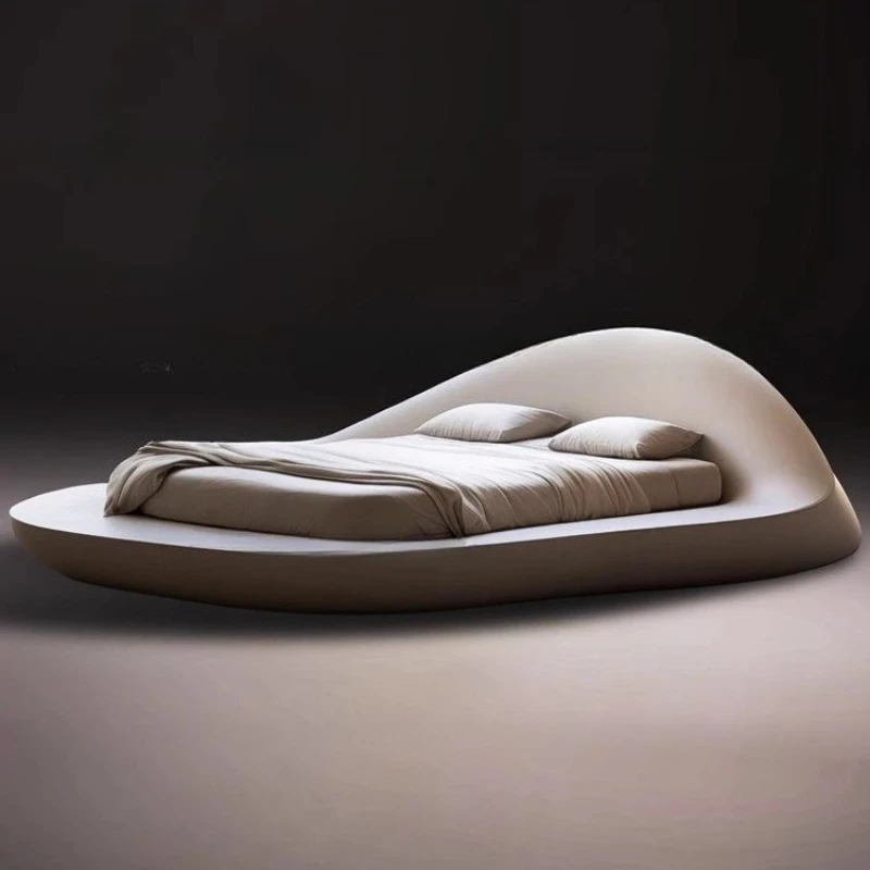 Italienisches Designer-Kingsize-Bett, Doppelbett, luxuriös, modern, Boden, Tatami-Hochbetten, 180 x 200 cm, für Erwachsene, Schlafzimmermöbel