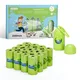 Nobleza - Sacchetti per cacca di cane, biodegradabili, Sacchetti 240/360/540 con dispenser, extra spessi, a prova di perdite, Sacchetti per cacca di cane, Sacchetto per cacca di cane, Rotoli 16/24/36