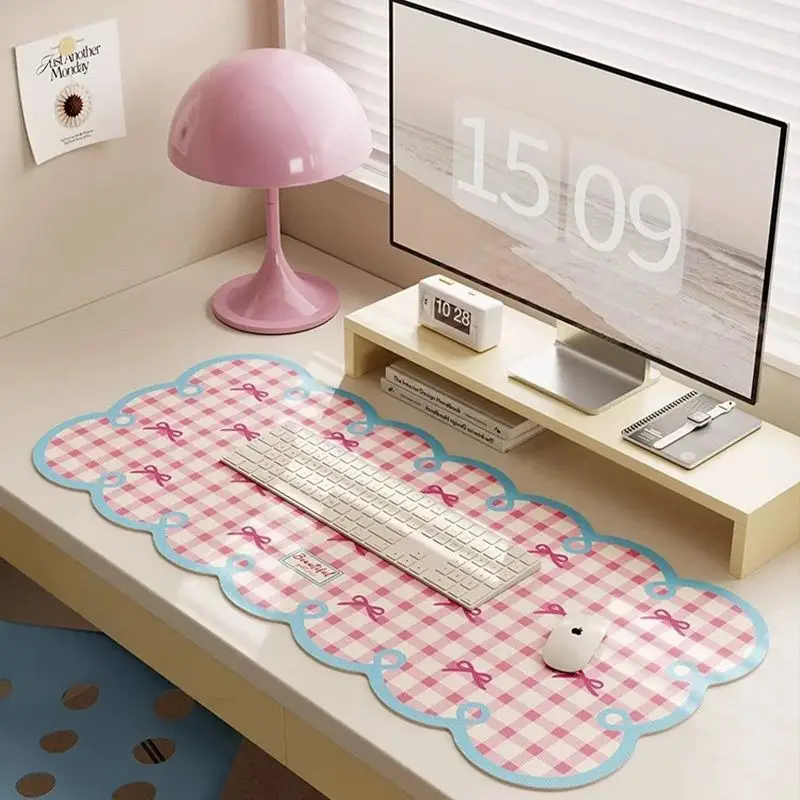 Mädchen Wind Kieselalgen Schlamm große Büro Tischmatte ins Wind hochwertige saugfähige Mauspad Cartoon verschleißfeste Tischmatte Image