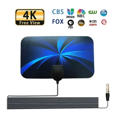 Digitale HDTV-Innenantenne – Mini-Bodenwellen-TV-Antenne für Auto/Wohnmobil/Reisen (kompatibel mit Smart-TV)