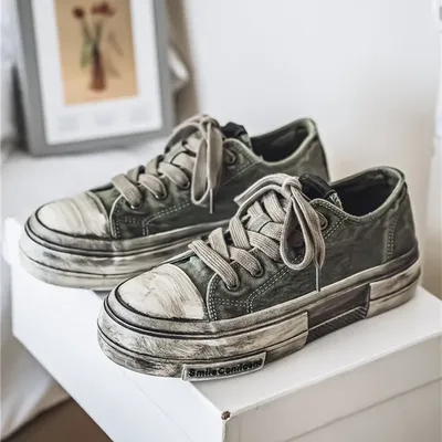 Street Style Leinwand Schuhe Mann Lace-up Plattform Männer Vulkanisieren Schuhe Low Cut Designer Skateboard Schuhe Für Männer zapatos para hombre