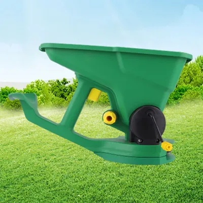 Handheld Seed Spreader Reusable Gardening Hand Cranked Fertilizer Tools Adjustable Seed Dispenser Manual Lawn Seeder for Garden