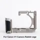 YANZUO Staffa per fotocamera per Canon V1 Piastra protettiva in metallo a sgancio rapido V1 Gabbia per fotocamera Espansione Video Vlog Accessori per riprese