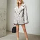 Vincitore Cappotto di pelliccia con risvolto Donna Abito caldo Colletto Giacca in pelliccia sintetica Soffice morbido design di marca di lusso Cappotti di pelliccia Capispalla spesso alla moda