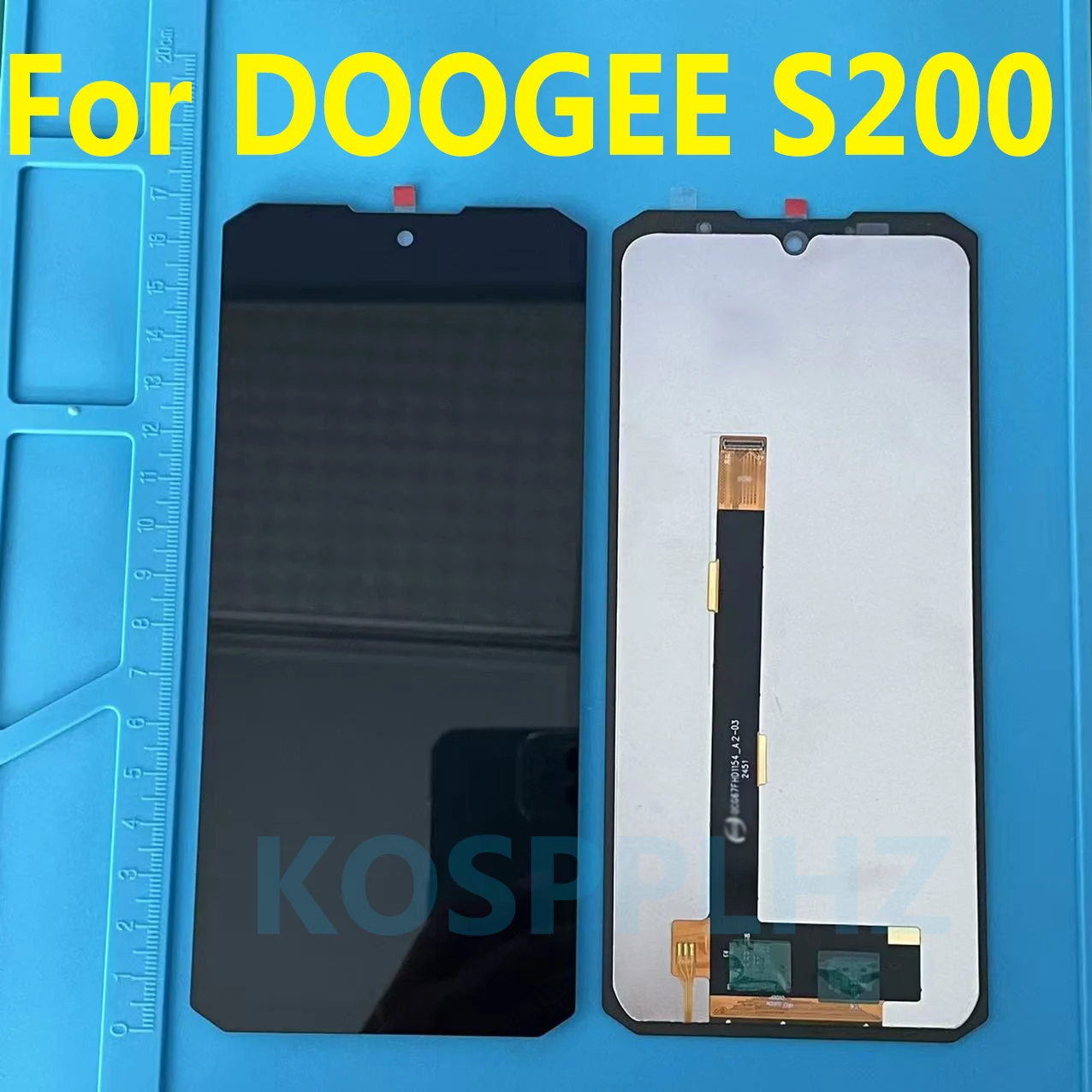 KOSPPLHZ 6,72 "Für DOOGEE S200 LCD Display Bildschirm Touch Sensor Glas Montage Ersatz Für DOOGEE S200 X S200 Plus LCD bildschirm