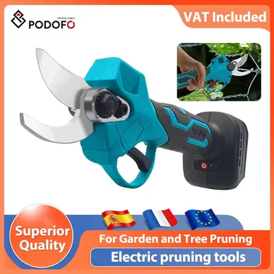 Podofo Bürstenlose Elektrische Gartenschere Scher Cordless Obst Baum Beschneiden Elektrische Schere Für Makita 18V Batterie Für Garten Baum Werkzeug