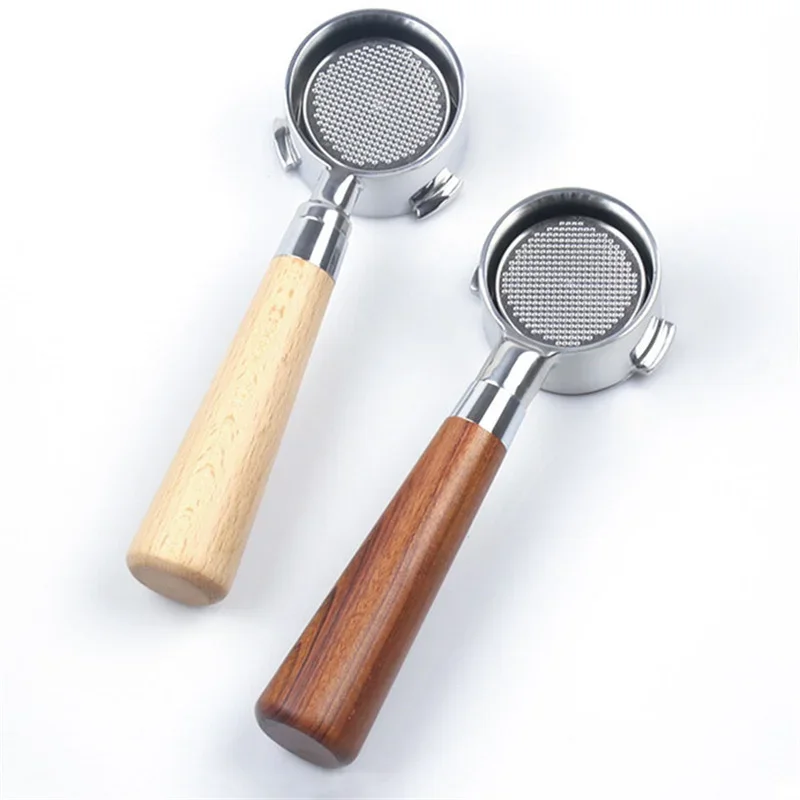 51 mm 2-Ohr-Siebträger aus Edelstahl ohne Boden für Delonghi EC200/EC221/EC310/EC330//ECP35.31/ECP36.31 Delonghi Kaffeemaschine Image