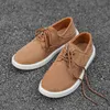 Retro braune Herren-Skateboard-Schuhe, große Größe 46, Wildleder-Schuhe, Mann, heiße Plattform, Freizeitschuhe für Männer, Chaussure Hommes