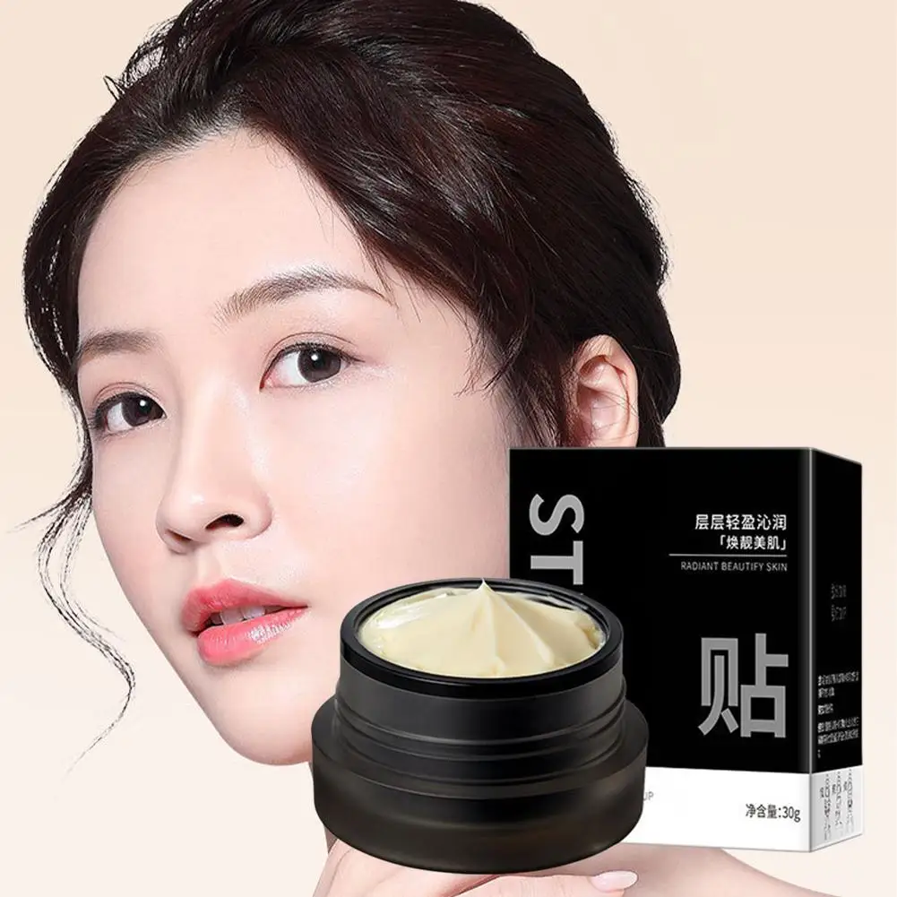 Pre-Make-up-Feuchtigkeitscreme hellt die Haut auf, Concealer, verbirgt die Poren, blasst nicht, spendet Feuchtigkeit und isoliert die Gesichtscreme Image