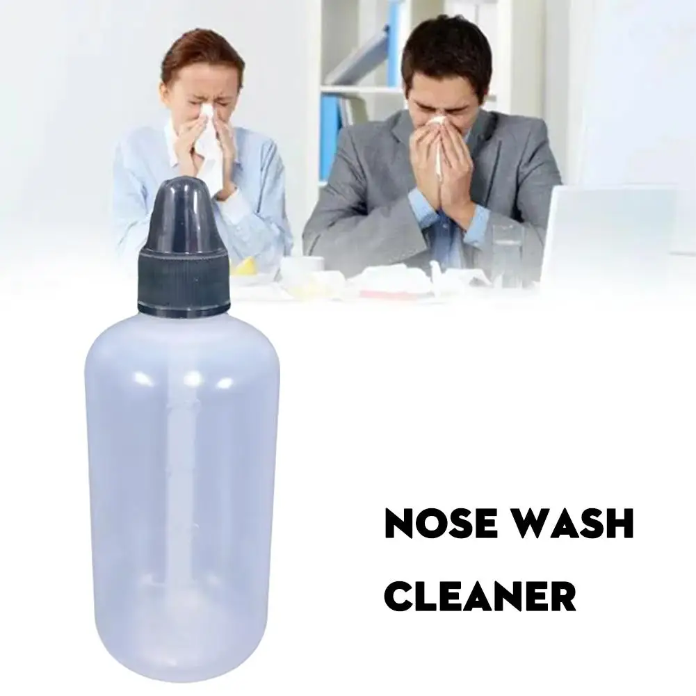 250 ml Nase Waschen Reiniger Nasendusche Spülen Flasche Nase Rhinitis Schutz Allergische Kinder Neti Erwachsene Topf Vermeiden T6V4 Image
