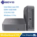 SOYO M4 Air Mini PC Intel Alder Lake N95 Mini PC Computer PC Win11 Pro Mini PC DDR4 16 GB di RAM 512 GB di ROM WiFi5 BT5.0 Desktop