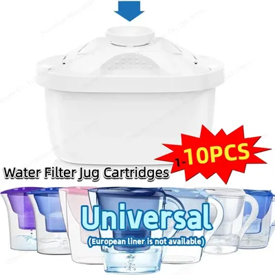 1-10pc Water Filter Jug Cartridges for - Maxtra Reducing Limescale Chlorine Replacement Filter Cartridges Activated Carbon