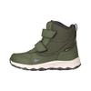 Winterstiefel TROLLKIDS "KIDS HAFJELL WINTER BOOTS", Gr. 33, grün (moss), Synthetik, mehrfarbig, sportlich, Schuhe, wasserdicht, Klettverschluss, reflektierende Details
