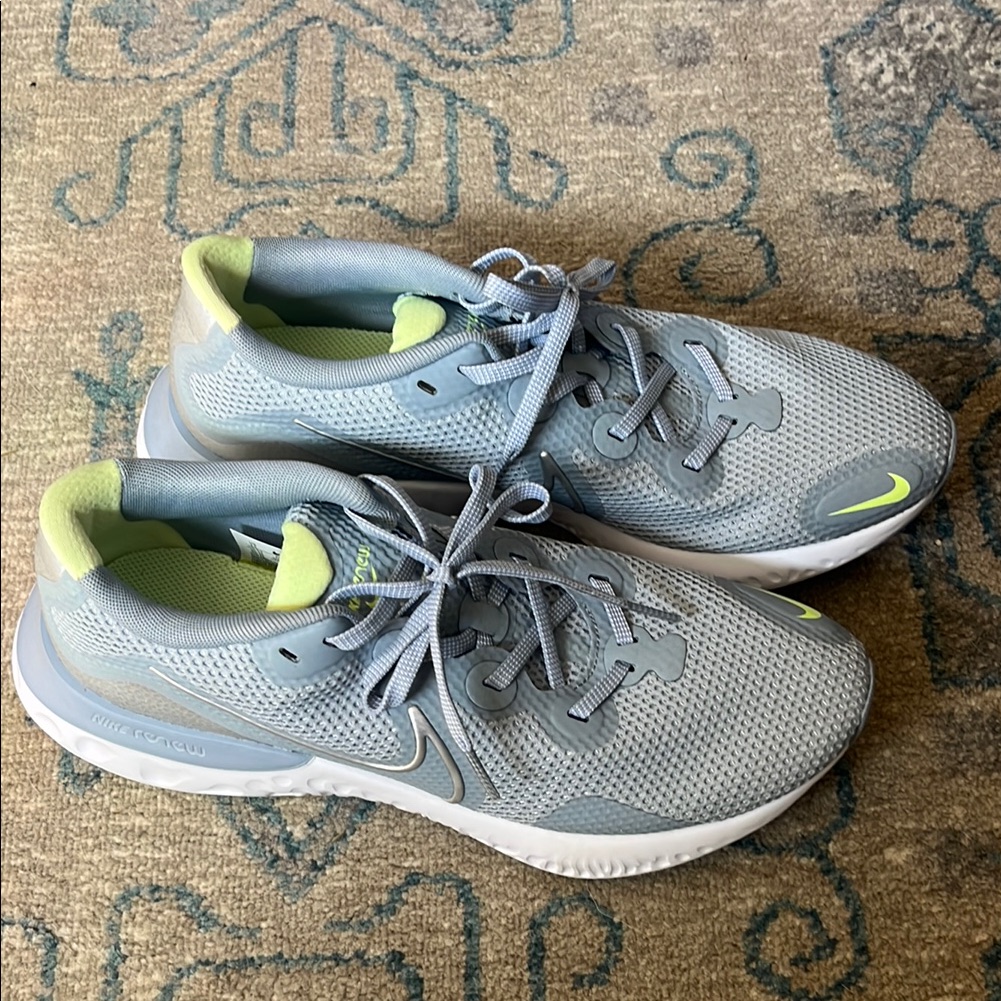 Nike Shoes | Bnwot Nike Gray And Green Athletic Shoes Nike Renew | Color: Gray/Green | Size: 11