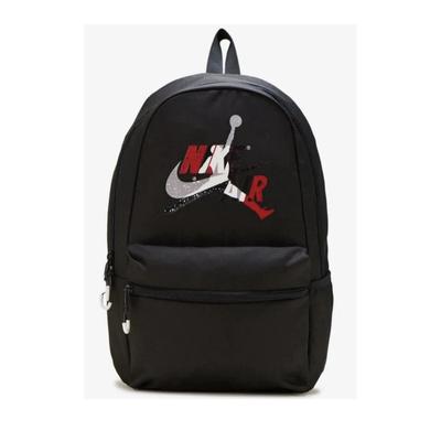 Nike Accessories | Jordan Jumpman Boys Nike Classics School Travel Backpack Black/Gym Red Bag New | Color: Black | Size: Osb