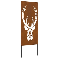 vidaXL Garten dekoratives Panel Rostig 50 x 140 cm Image