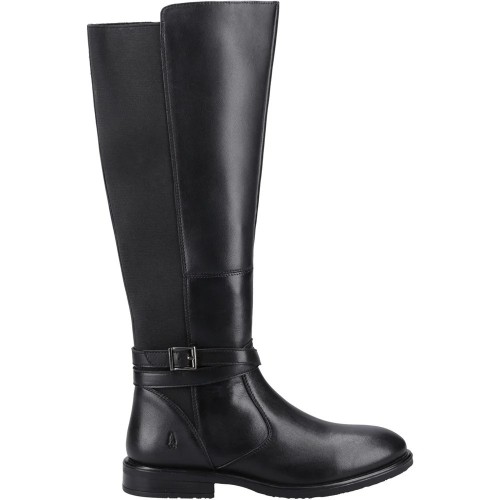 Hush Puppies - "Victoria" Lange Stiefel für Damen, Leder (Schwarz)