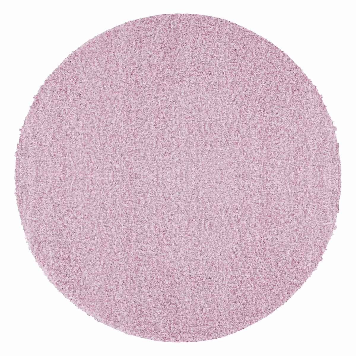 Carpetsale24 Shaggy Hochflor Teppich, 200 cm Rund, Pink, weich, flauschig, modern, einfarbig, Perfekt als zentrales Wohnaccessoire, für Wohnzimmer Image