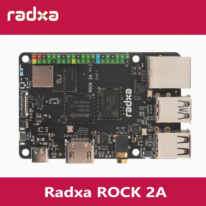 Radxa ROCK 2A RK3528A Quad-Core MultiMedia Board, unterstützt 4k WiFi6/Bluetooth 5.4 Image