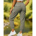 Per donna Pantaloni Cargo Pantaloni da escursionismo Esterno Vestibilità regolare Asciugatura Rapida Pantaloni Tasca Nero Rosa Campeggio / Escursionismo Corsa S M L XL XXL