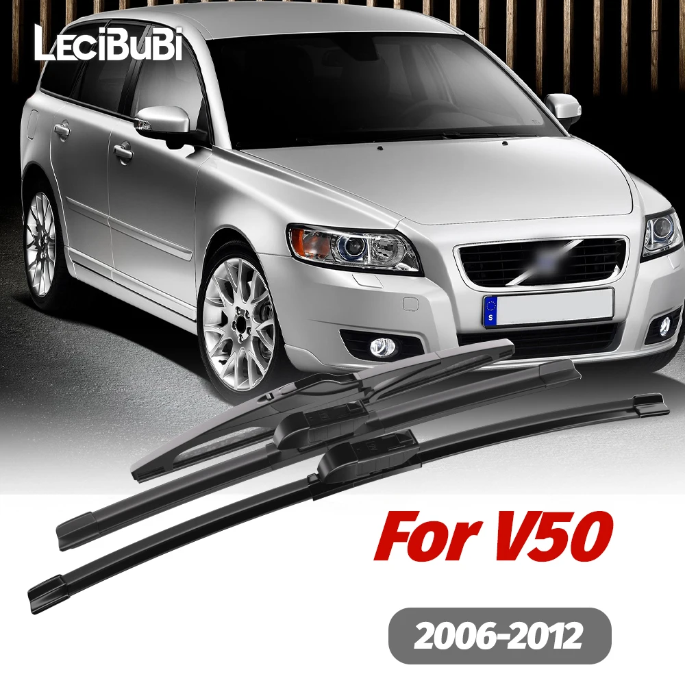 1 Satz vorne und hinten Scheibenwischerblätter Scheibenwischer für Volvo V50 2006–2012 2007 2008 2009 2010 2011 Zubehör Image