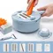 Vegetable Cutter Multi-Functional Potato Grater Coarse Silk Artifact Household Slicer Does Not Hurt Hands Wipers 2024 New