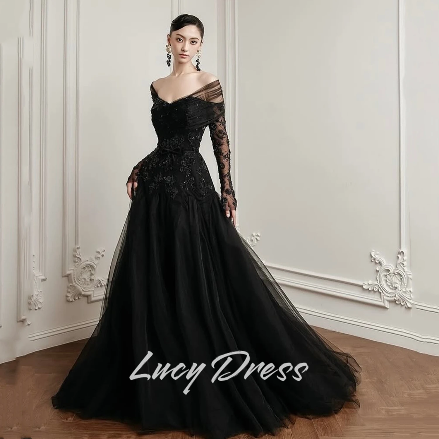 Lucy Customized Party Dress Women Evening Dresses for Special Occasions Sharon Happy Shop Dress for Wedding Guest Elegant