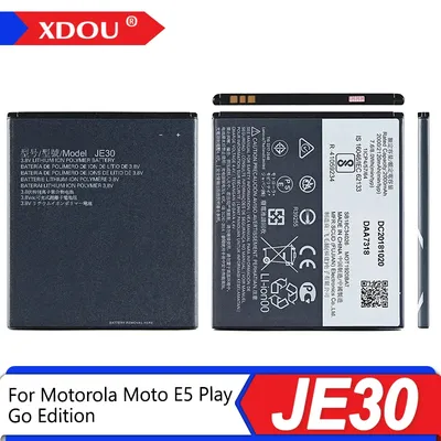 100% NEW JE30 2000mAh Battery For Motorola Moto E5 Play Go Edition Mobile phone Batteries