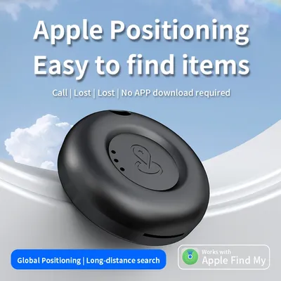 Smart Location Tracker Mini Bluetooth Locator Portable Anti-lost Device Pendant Alarm Pet Locator Findmy GPS Tracker for IOS