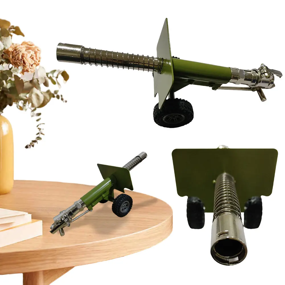 Mini-Kanone zum Sammeln, Statue aus Edelstahl, Artillerie-Kanone, Metall-Replik, Sammlerstücke, Handwerk, Modellsammlung, Geschenke Image