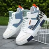 Frühling Herbst Neue modische vielseitige High-Top-Turnschuhe minimalistische bequeme Board-Schuhe Casual Sportschuhe