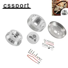 New 5 6 Hole Car Steering Wheel Hub Adapter Polished Short Hub Connector Kit Aluminum Car Accessories for Chevrolet GMC Pontiac