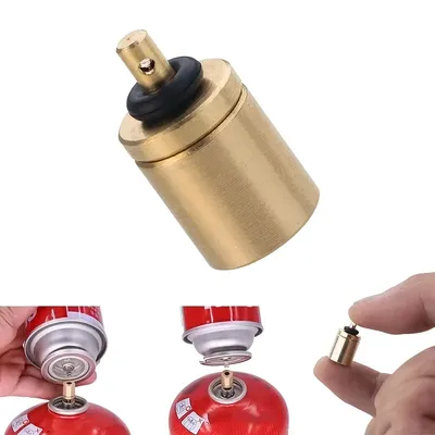 Portable Gas Refill Adapter Outdoor Camping Stoves Gas Cylinder Gas Tank Gas Burner Accessories Hiking Inflate Butane Canister