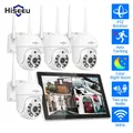 Hiseeu 5MP Full HD 8CH Wireless NVR Sicurezza WIFI Kit sistema di telecamere IP Sorveglianza impermeabile Sicurezza domestica PTZ CCTV Set di sistemi
