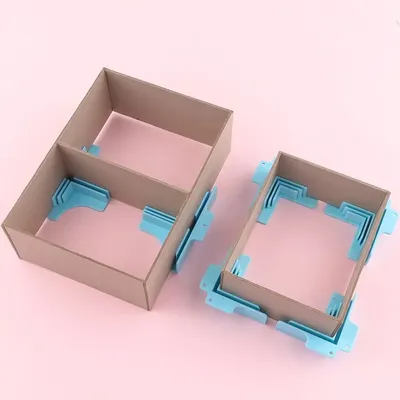 4/6Pcs Corner Holding Design Corner Assembly Clamps Guides For Chipboard Paper Craft Cartonnage Corner Tool Book Cover Making
