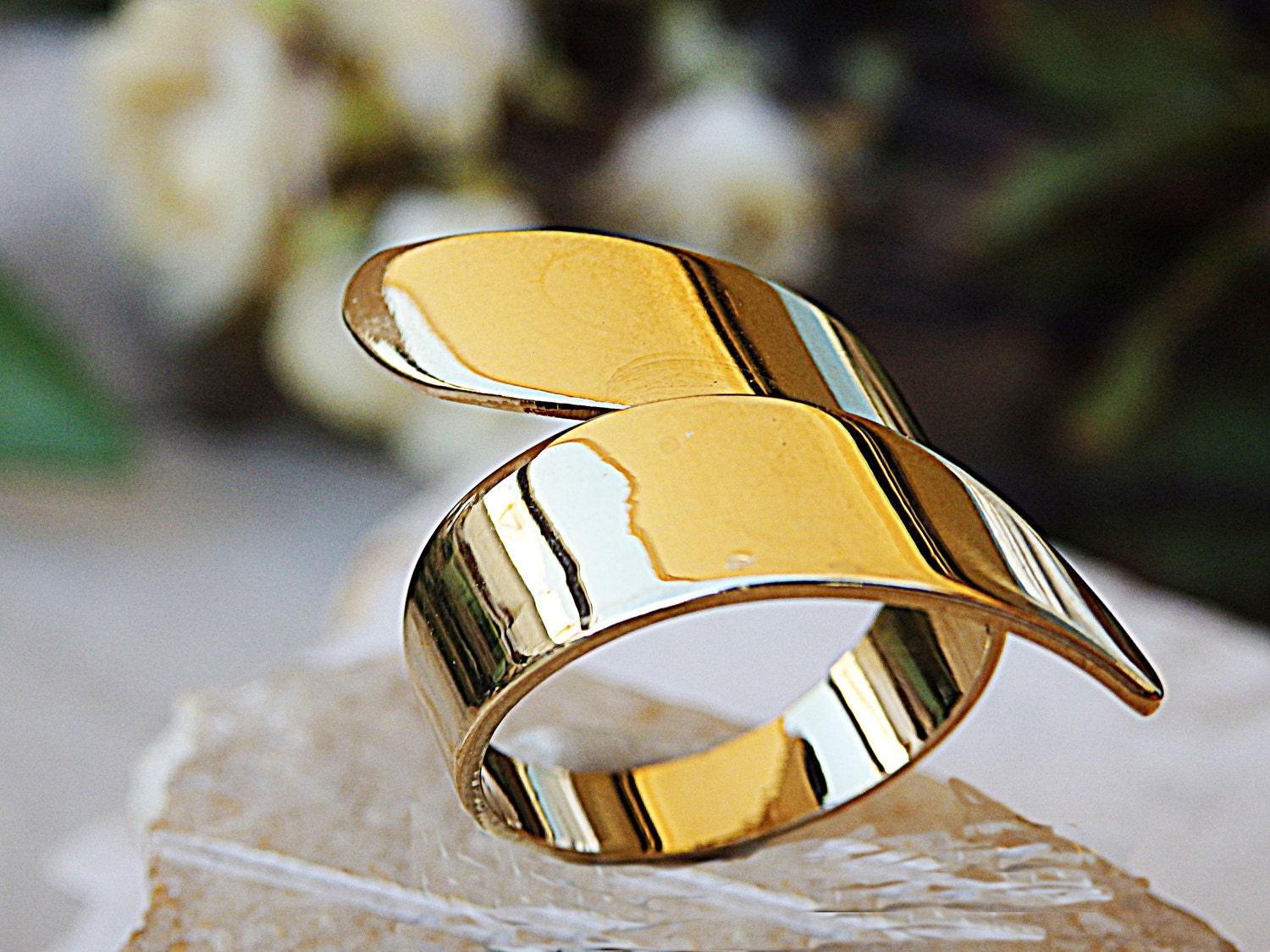 Anello unico, anello in oro massiccio 14k. Anello da donna, anello regolabile, regalo di gioielli classici, anello fatto a mano, anello importante in
