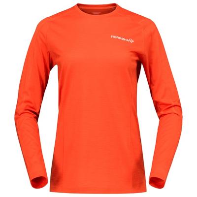 Norrøna - Women's Falketind EqualiserUll Long Sleeve - Merinoshirt Gr S paprika Image