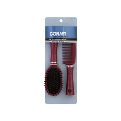 Conair styling essentials brush and comb set, mid-size