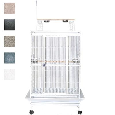 A&E Cage Company 40" X 30" Play Top Bird Cage in Platinum
