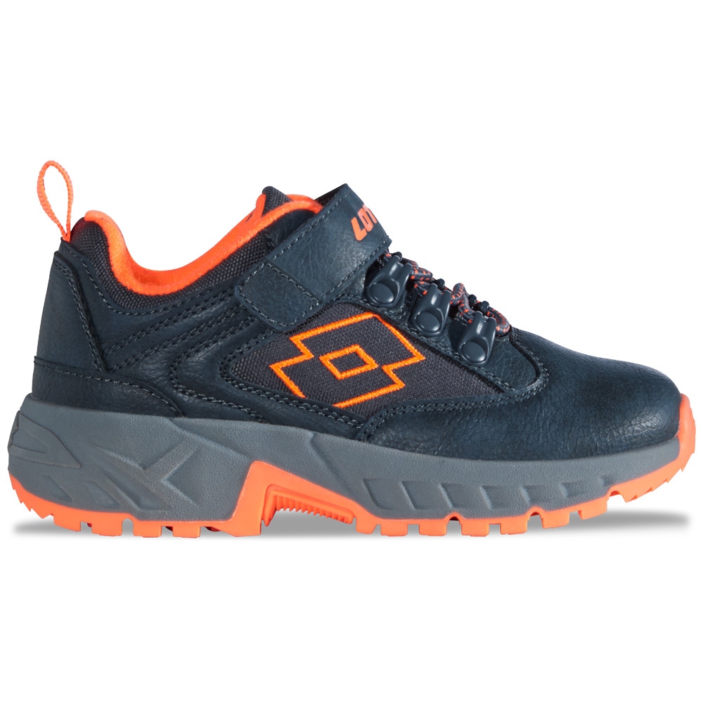 Sneaker LOTTO, Kinder, Gr. 27, orange (navy, fr.orange), Synthetik, Textil, mehrfarbig, Schuhe, - in kinderfußgerechter Passform Image