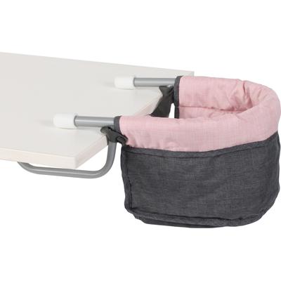 Puppen-Tischsitz CHIC2000, rosa (grau, rosa), Puppenausstattungen, KinderB:42cm H:20cm T:42cm, Stahl, Kunststoff, Polyester, B:42cm H:20cm T:42cm Image