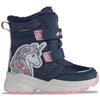 Winterboots LOTTO, Gr. 25, bunt (navy, pink), Synthetik, mehrfarbig, sportlich, Schuhe, - mit coolen Lichtelementen im Obermaterial