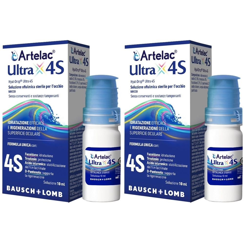 Artelac Ultra 4S 10 Ml 2x10 ml Gocce oftalmiche