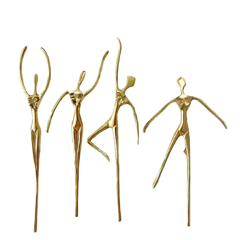 1PC Kreative Messing Ballerina Tanzen Mädchen Griff Gold Luxus Französisch Nordic Veranda Kleiderschrank Schrank Tür Schublade Griffe und Griffe Image